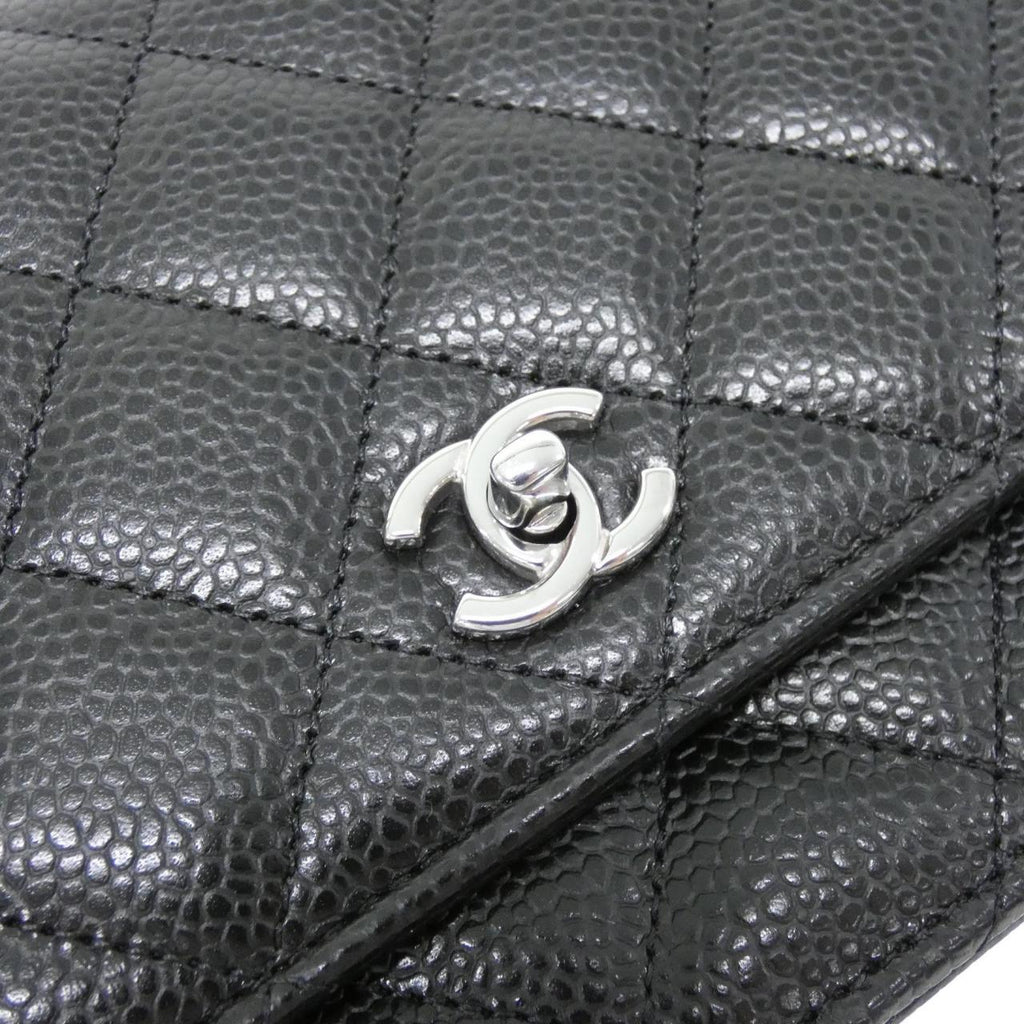 Chanel AP4241 Caviar Skin Wallet on Chain