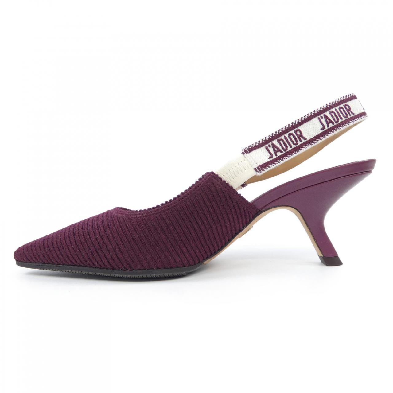 Christian Dior Embroidery Cotton Pumps