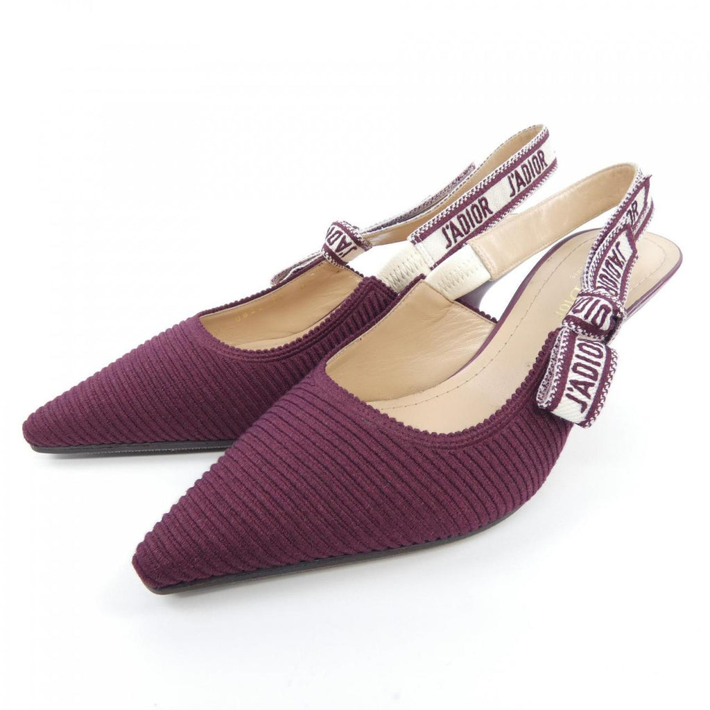 Christian Dior Embroidery Cotton Pumps