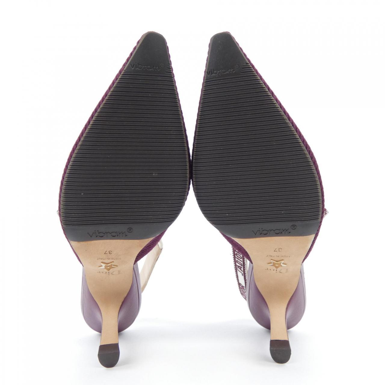Christian Dior Embroidery Cotton Pumps