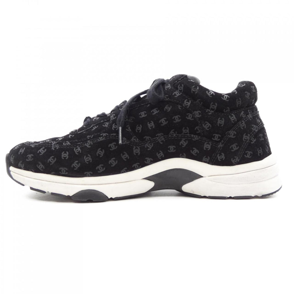 Chanel G39230X56653 Suede Calfskin Sneakers