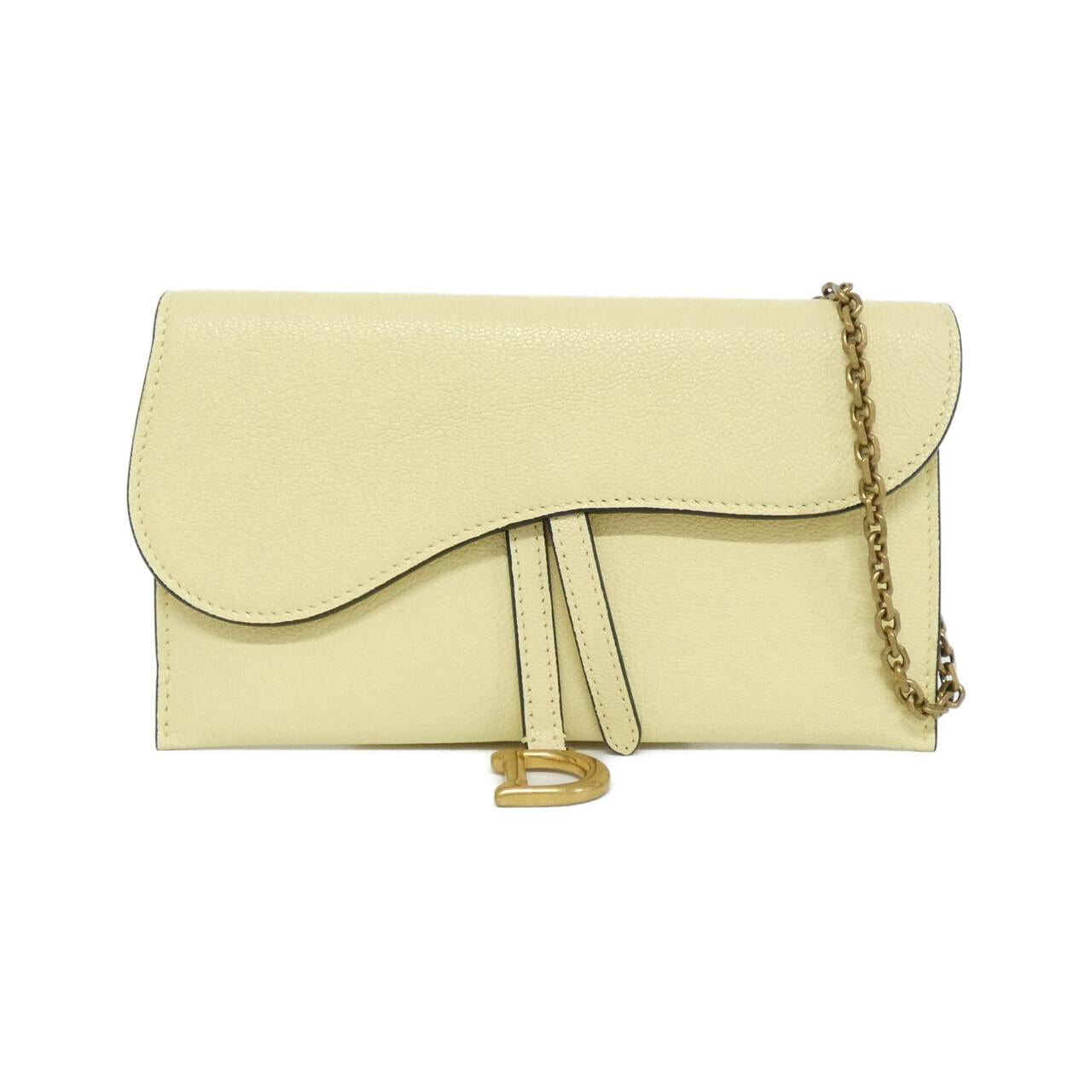 Christian Dior Saddle Goatskin Wallet
