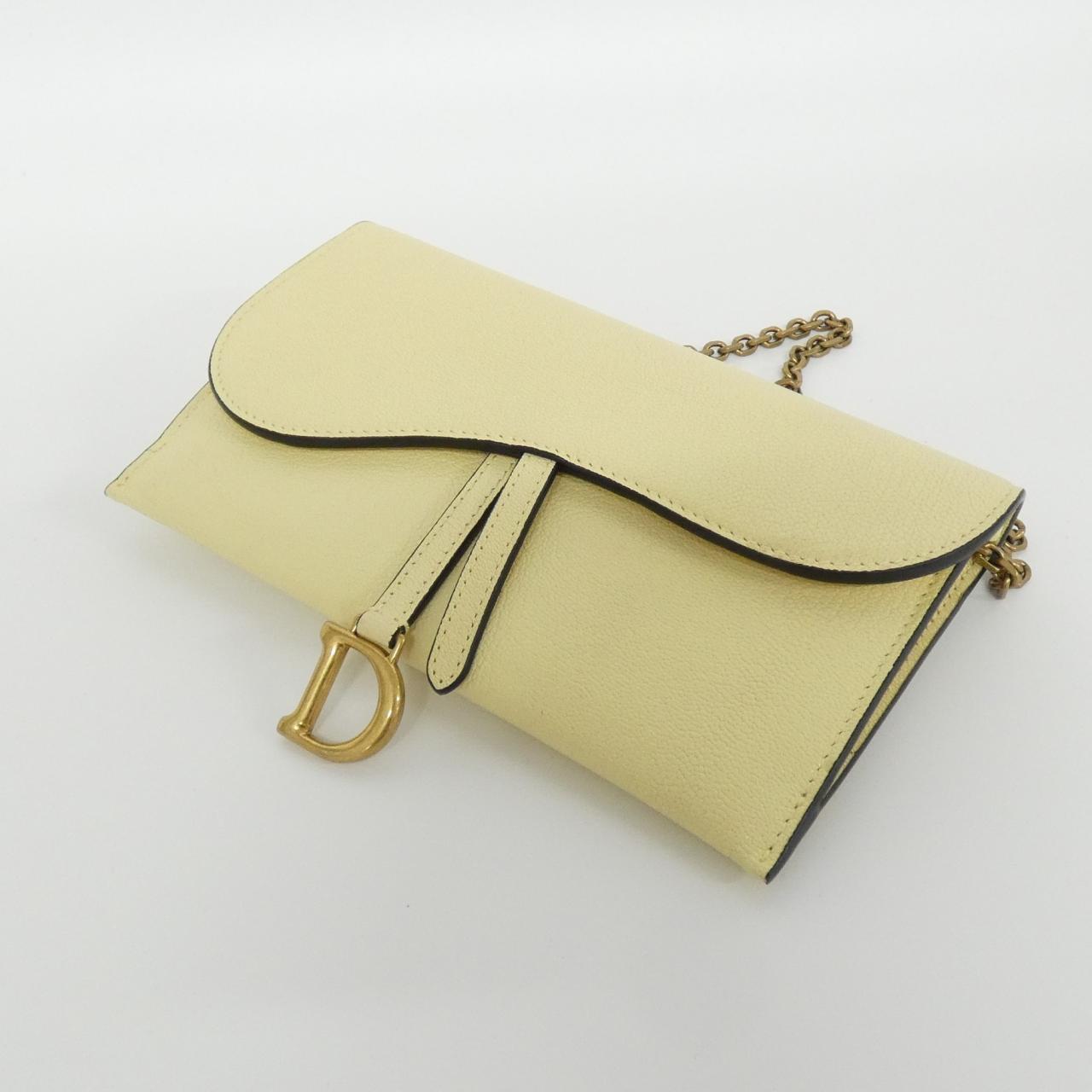 Christian Dior Saddle Goatskin Wallet