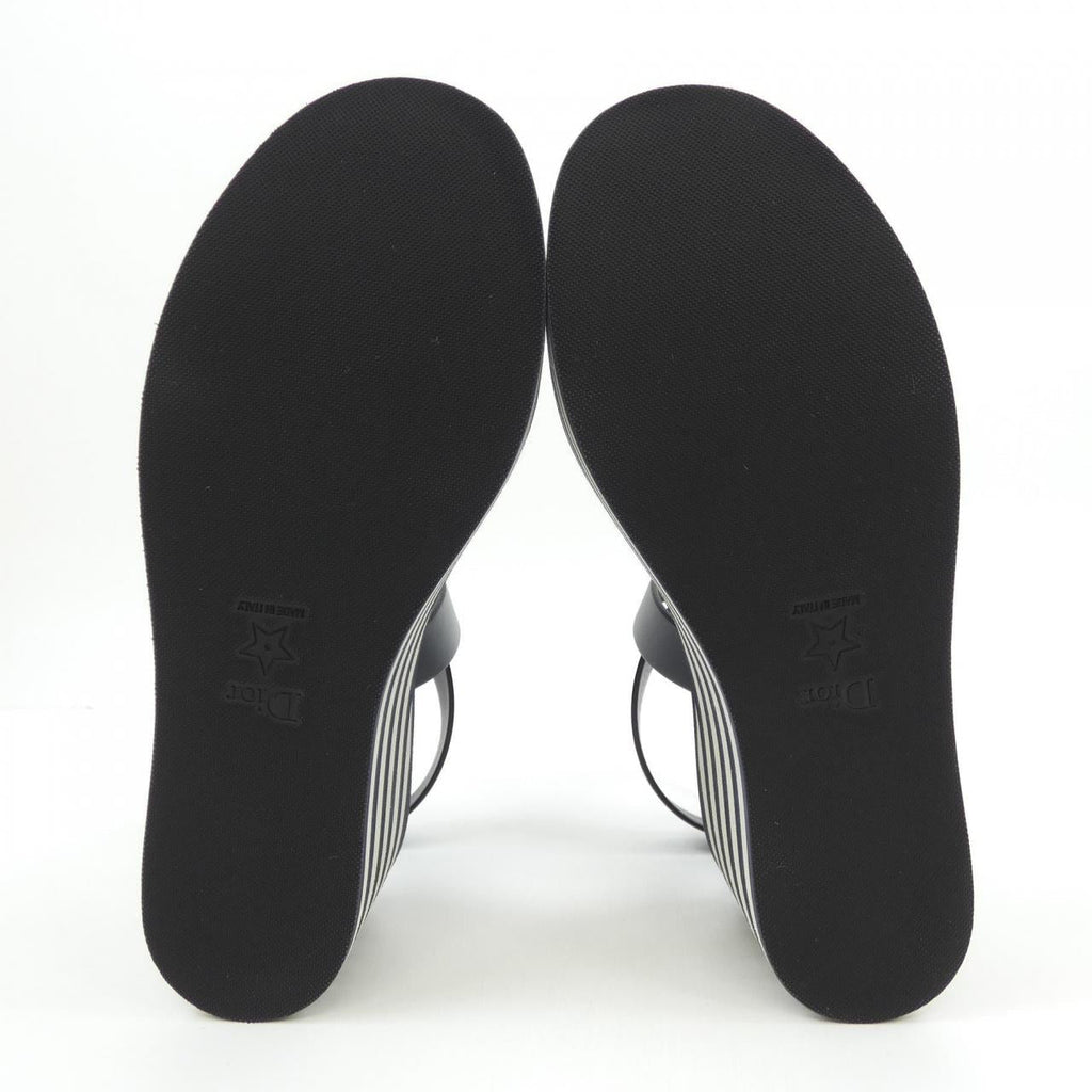 Christian Dior Embroidery Cotton Sandals