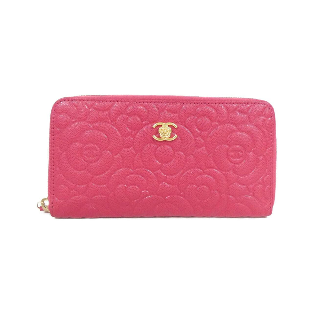 Chanel Caviar Skin Long Wallet
