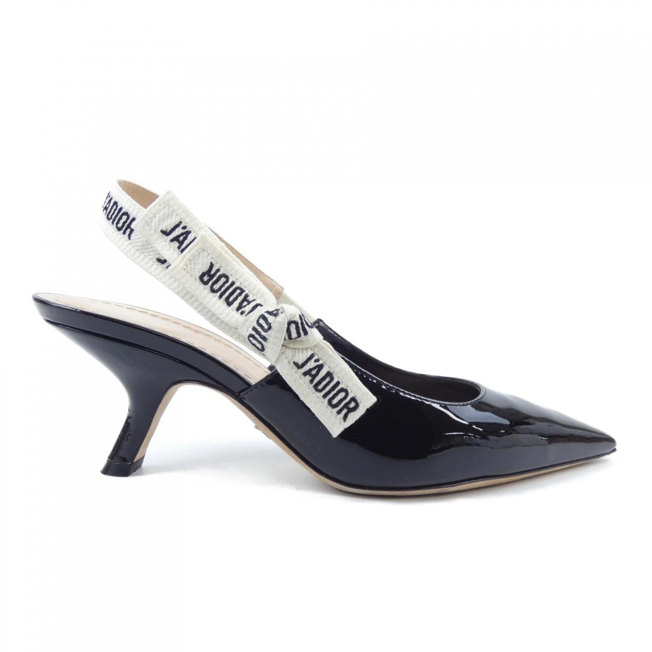Christian Dior Patent Calf Ribbon Pumps