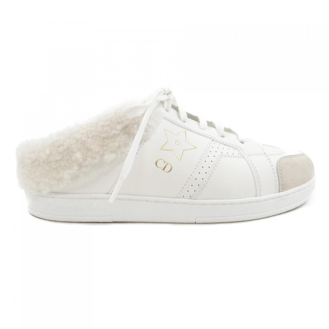 Christian Dior KCK369VES Calfskin Lamb Shearling Sneaker
