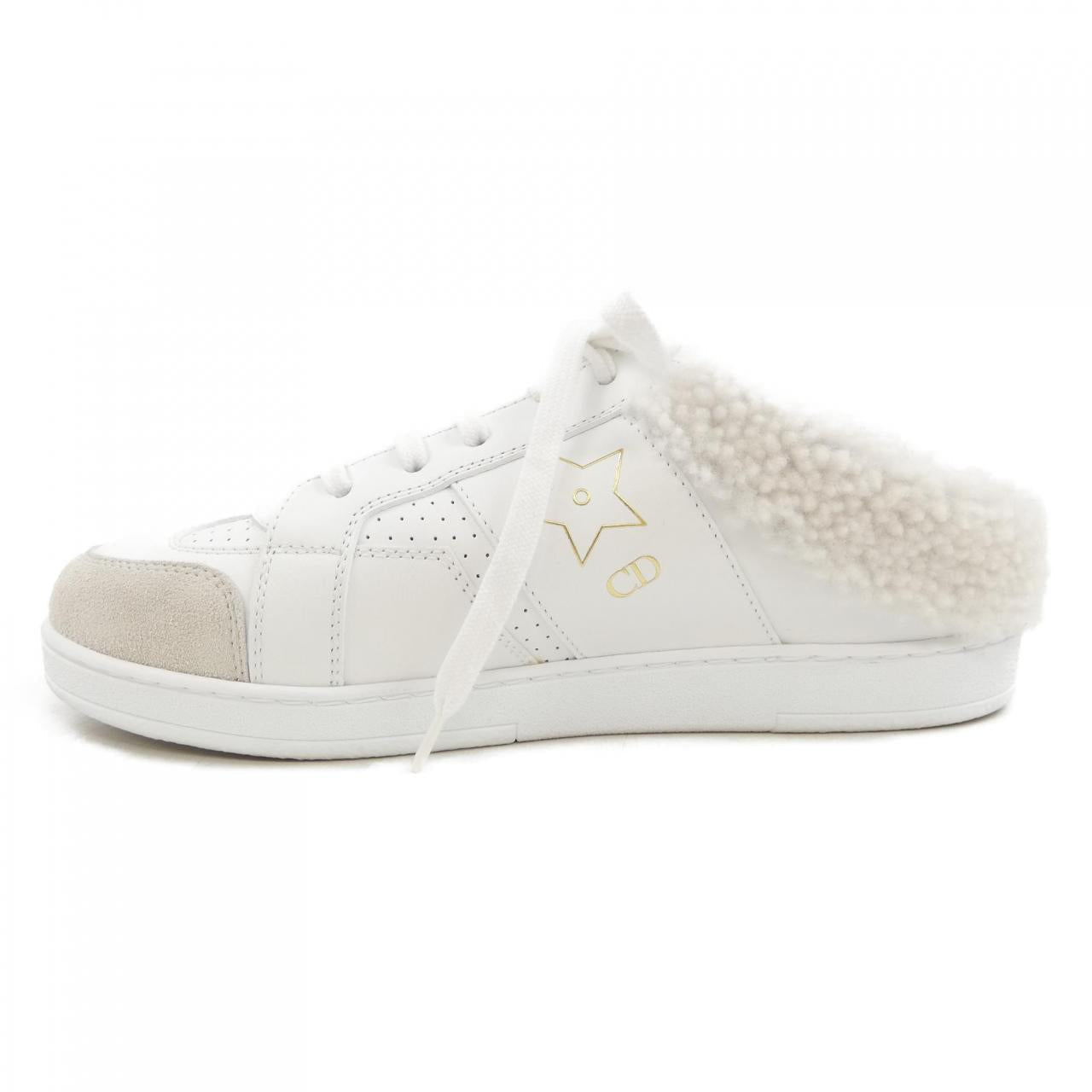 Christian Dior KCK369VES Calfskin Lamb Shearling Sneaker