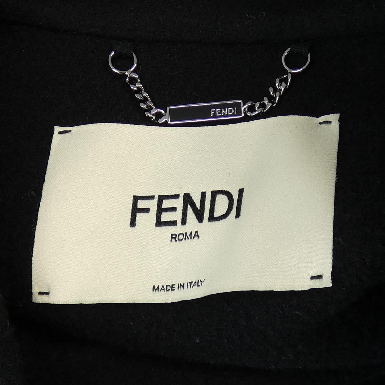 Fendi FF8521 A5G0 Wool Coat