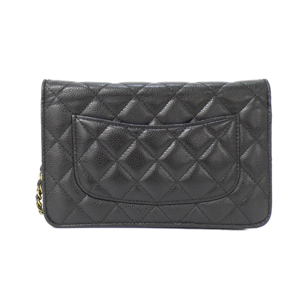 Chanel Timeless Classic Caviar Skin Wallet on Chain