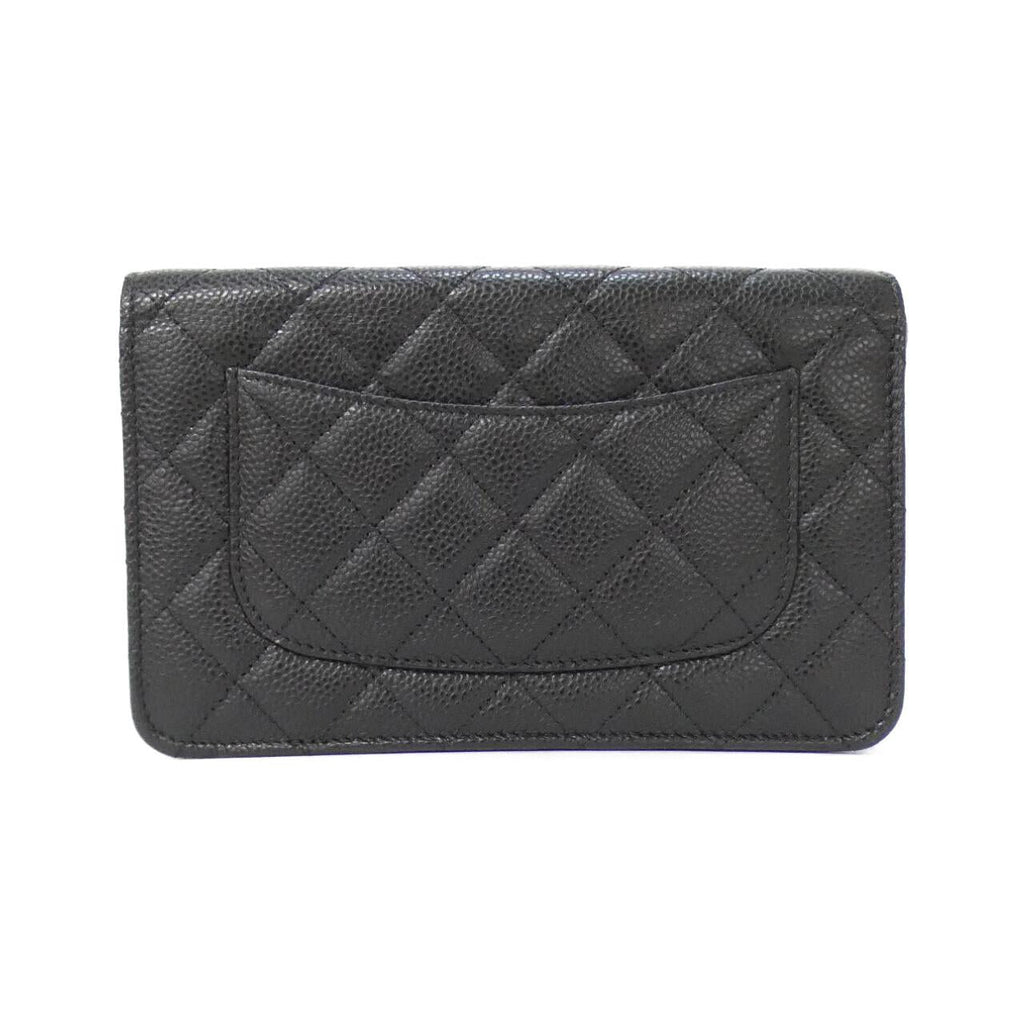 Chanel Timeless Classic Caviar Skin Wallet on Chain