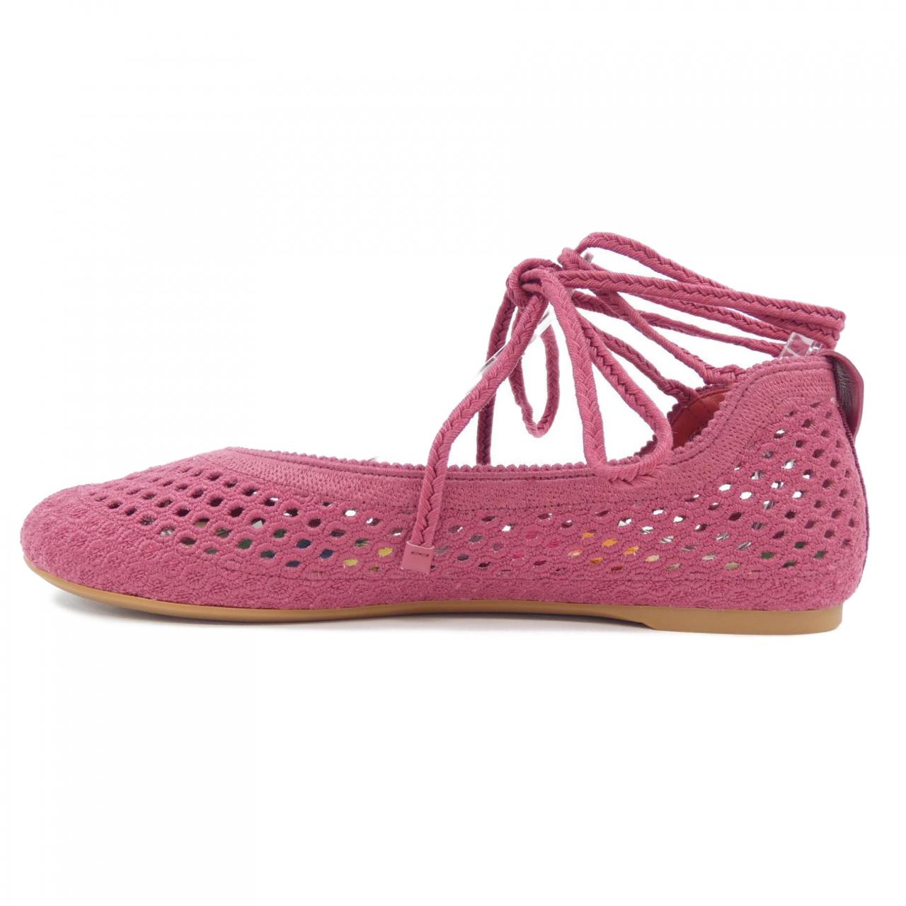 Christian Dior DIOR POEME Mesh Cotton Flat Shoes