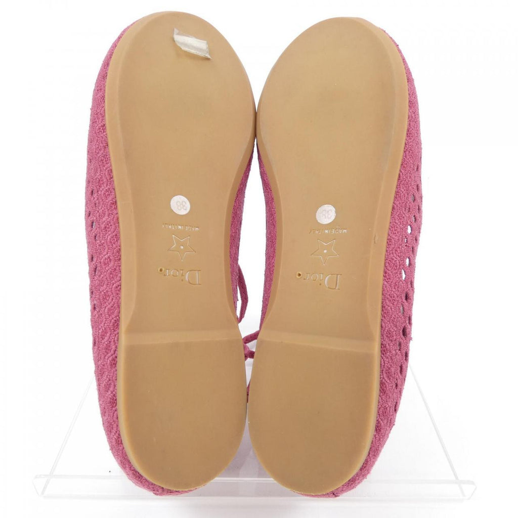 Christian Dior DIOR POEME Mesh Cotton Flat Shoes