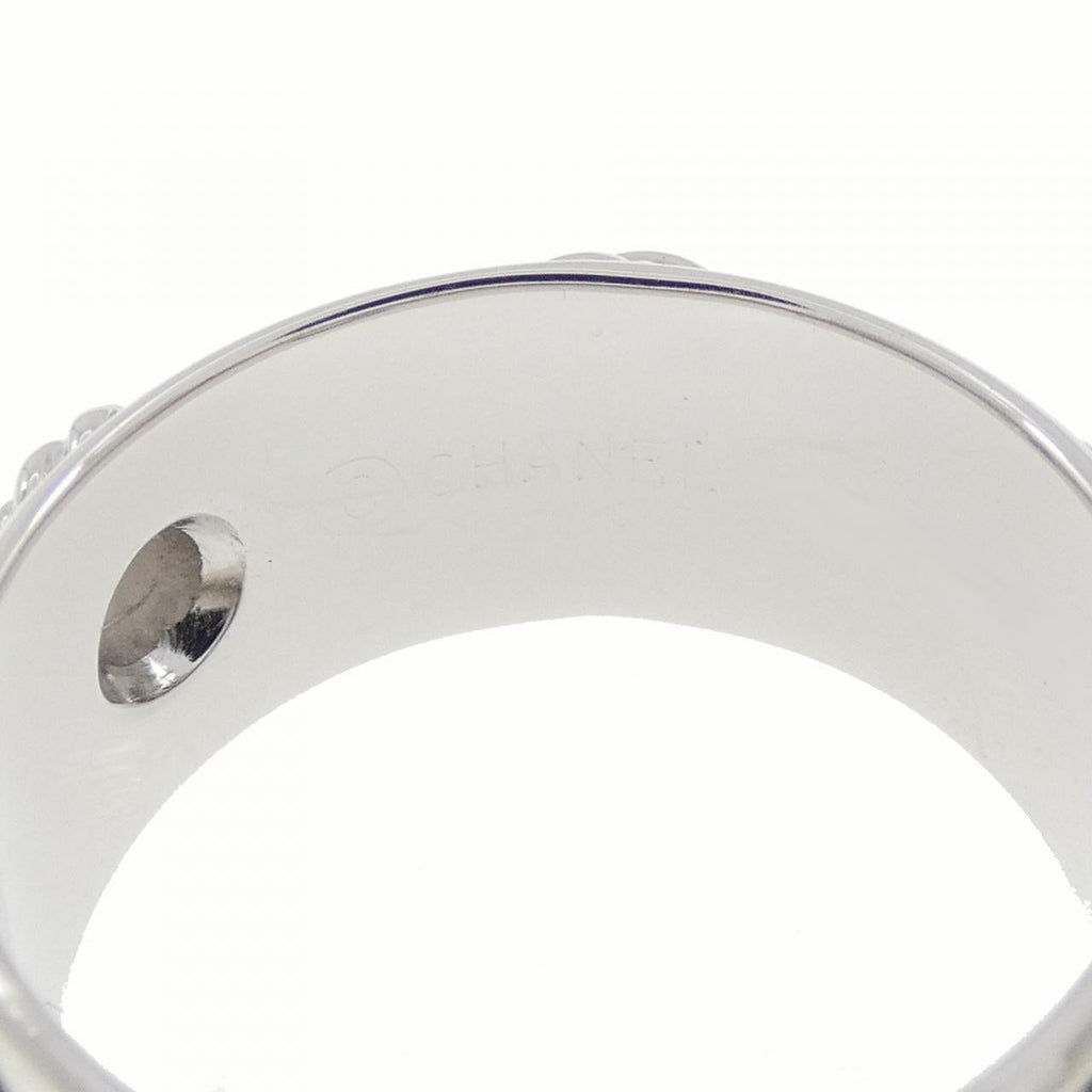 Chanel Three Symbols 750 White Gold Diamond Ring