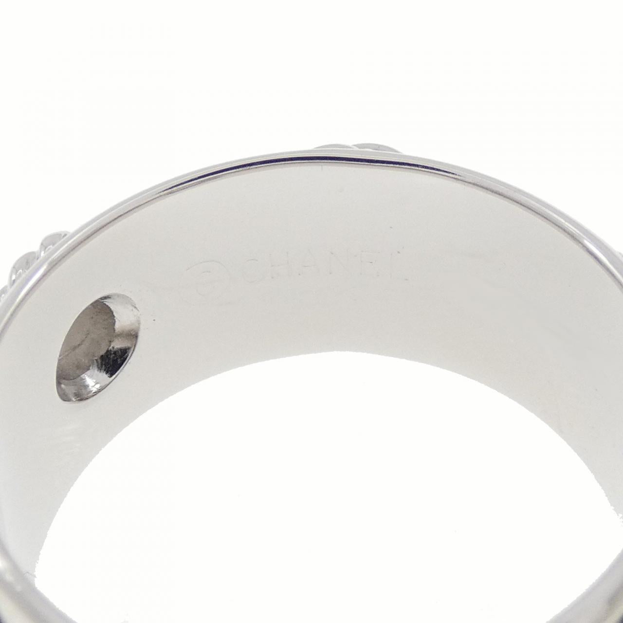 Chanel Three Symbols 750 White Gold Diamond Ring