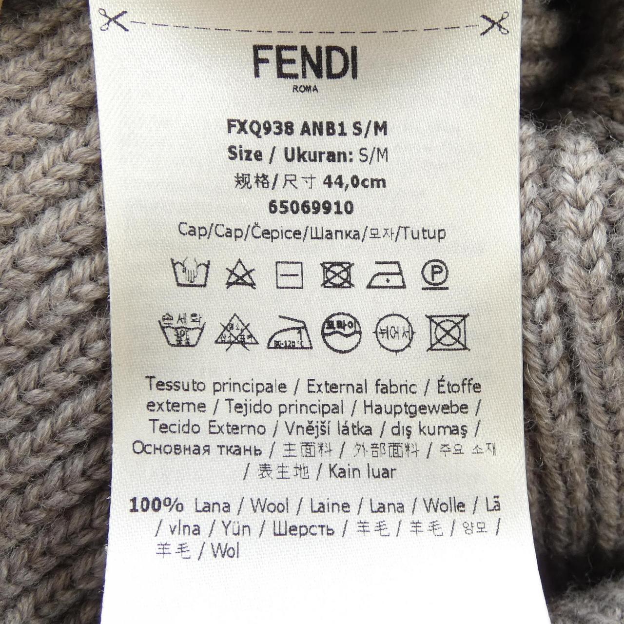 Fendi FXQ938 ANB1 Knit Cap