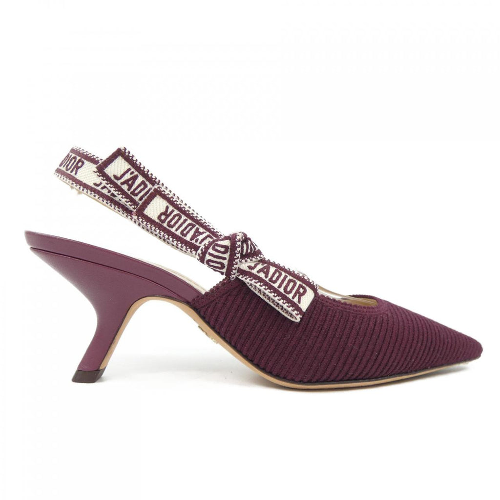 Christian Dior J'ADIOR Embroidered Cotton Pumps