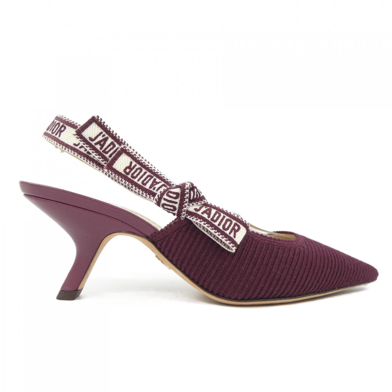 Christian Dior J'ADIOR Embroidered Cotton Pumps