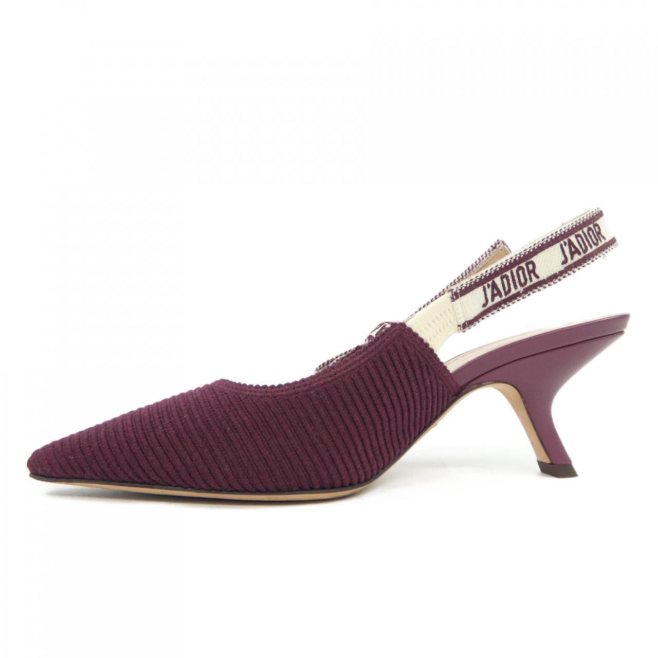 Christian Dior J'ADIOR Embroidered Cotton Pumps