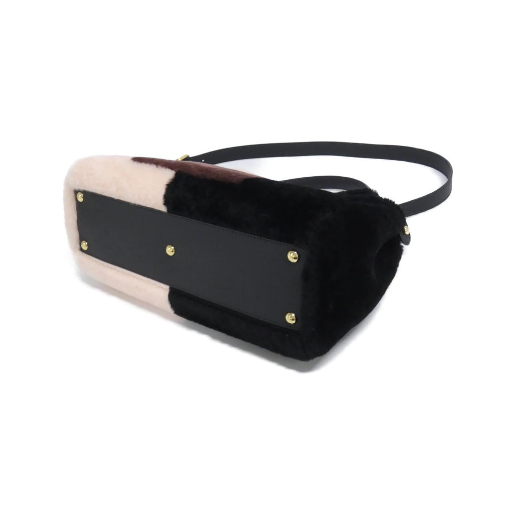 Fendi Peekaboo Shearling Calf Bag
