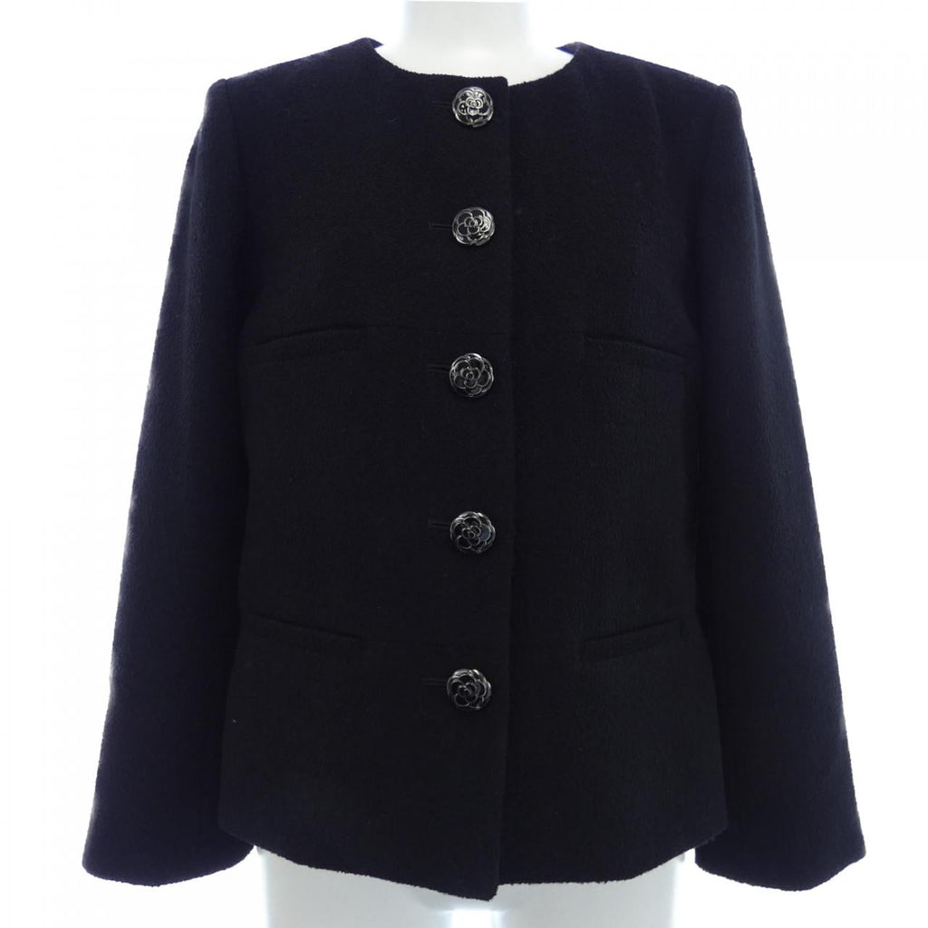 Chanel Collarless Jacket Jacket