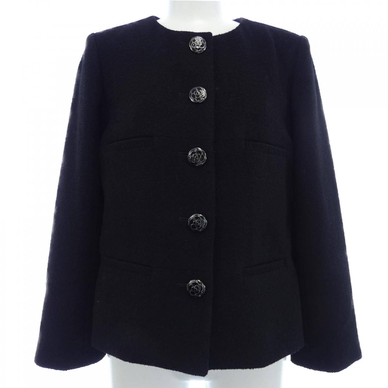 Chanel Collarless Jacket Jacket