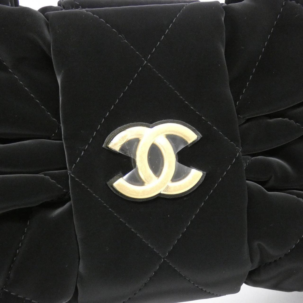 Chanel AS5849 Velvet Effect Nylon Shoulder Bag