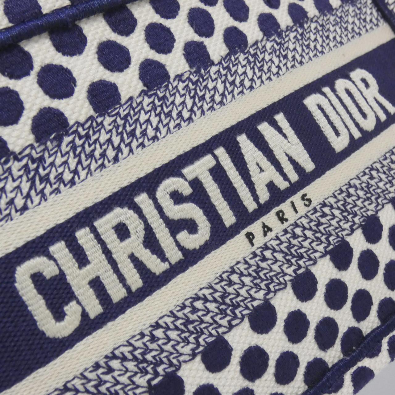 Christian Dior Book Tote Canvas Bag
