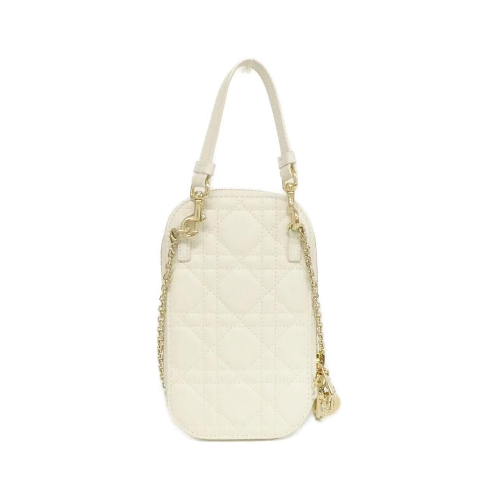 Christian Dior Lady Dior Lambskin Phone Holder