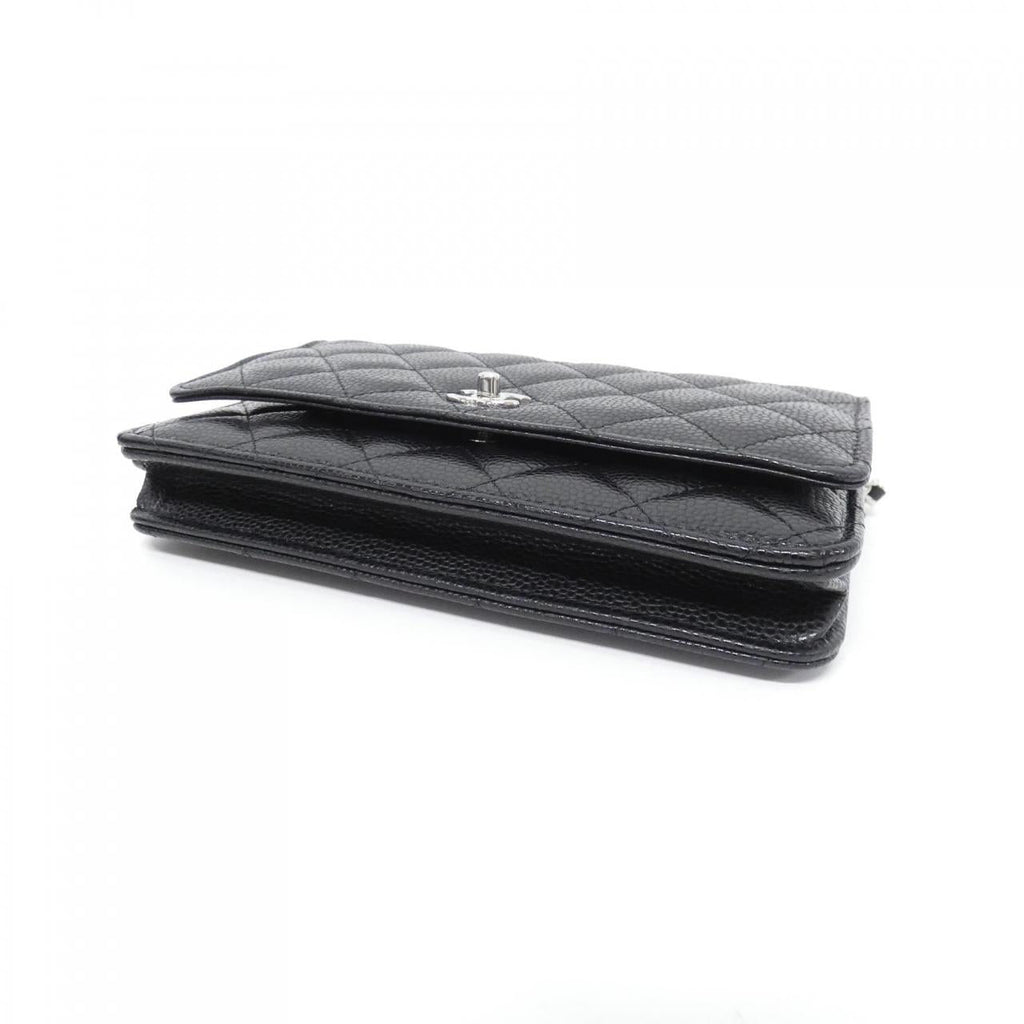 Chanel AP4241 Caviar Wallet on Chain