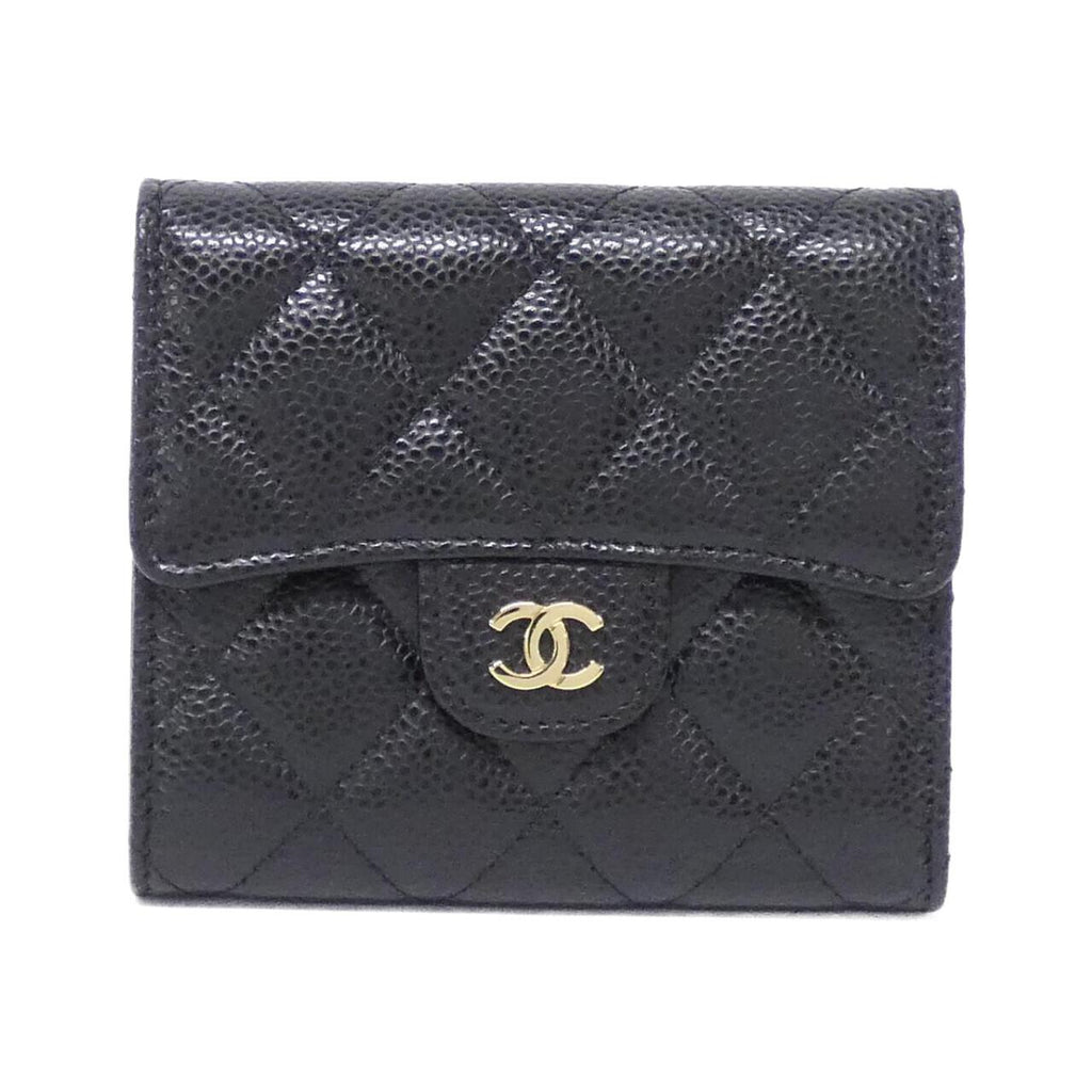 Chanel Timeless Classic Line Caviar Skin Wallet