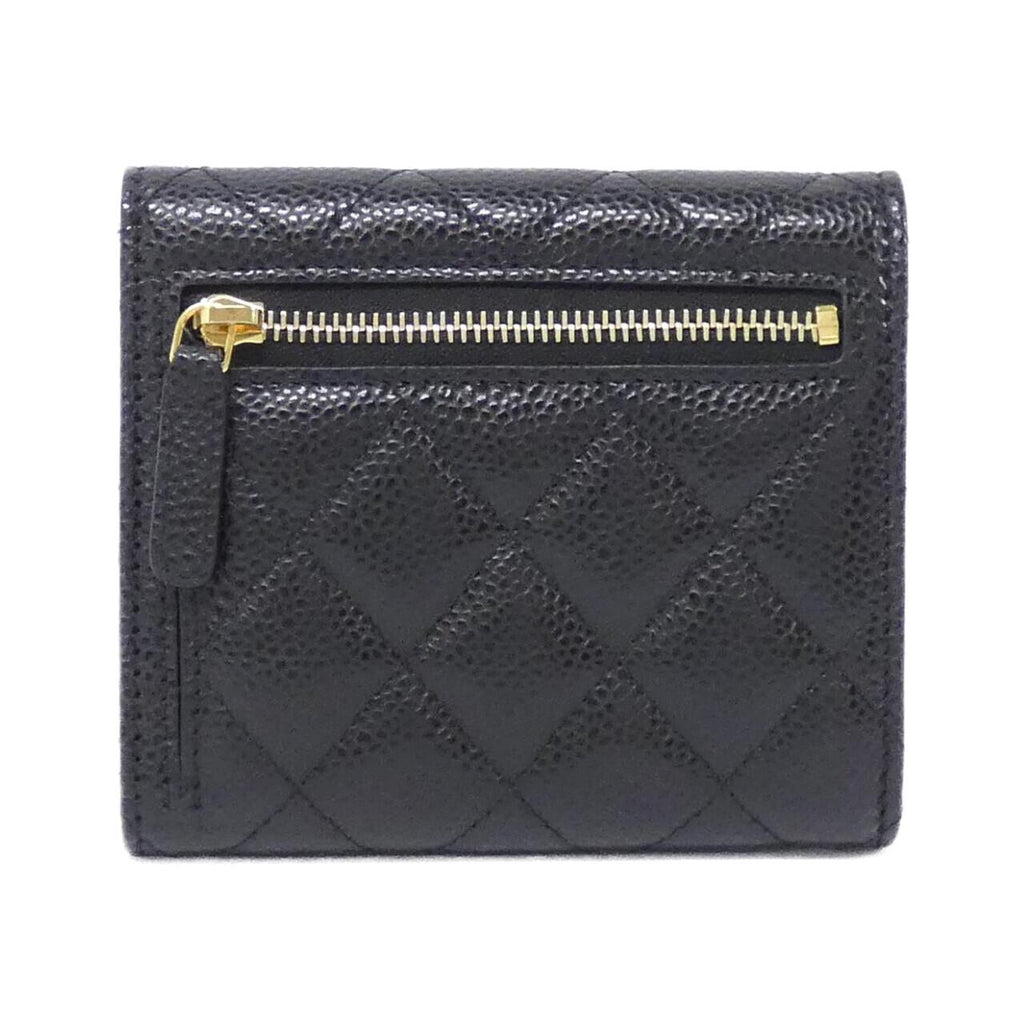 Chanel Timeless Classic Line Caviar Skin Wallet