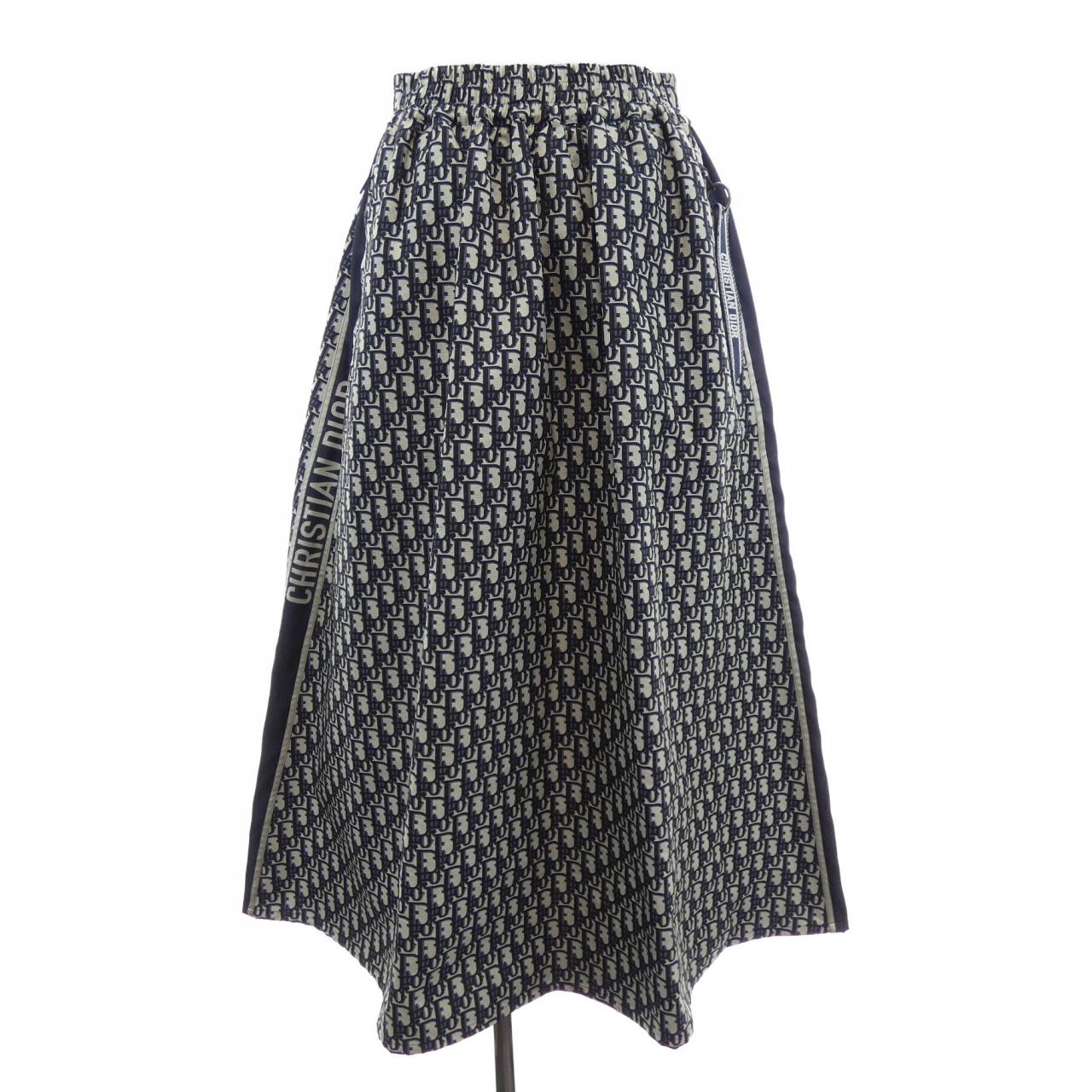 Christian Dior Oblique Technical Taffeta Skirt