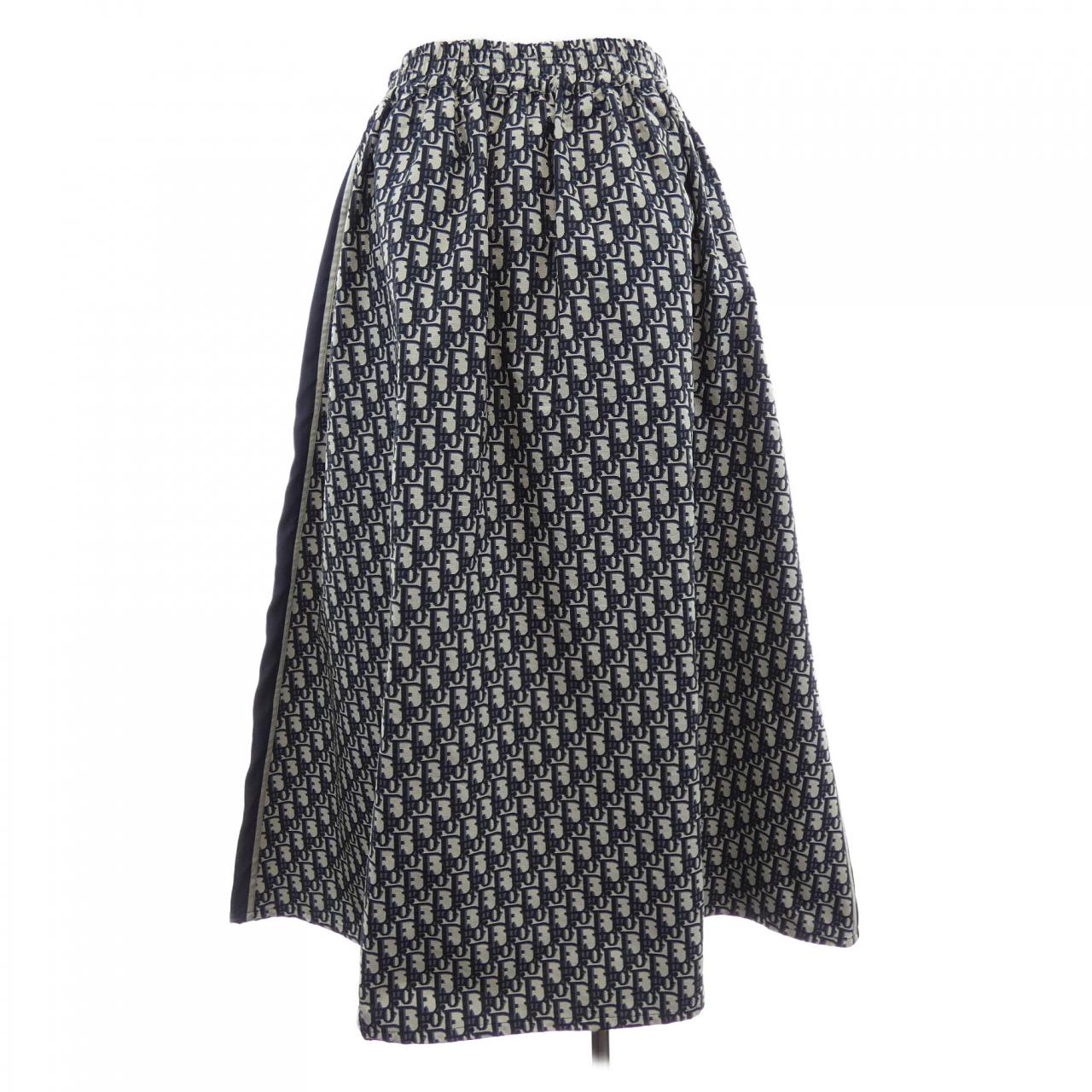 Christian Dior Oblique Technical Taffeta Skirt