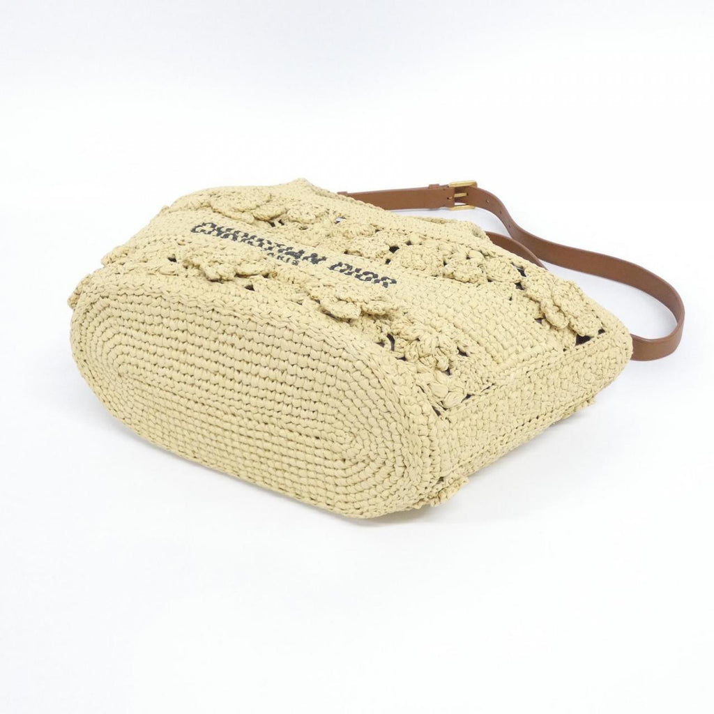 Christian Dior Panier Chapeau Raffia Bag
