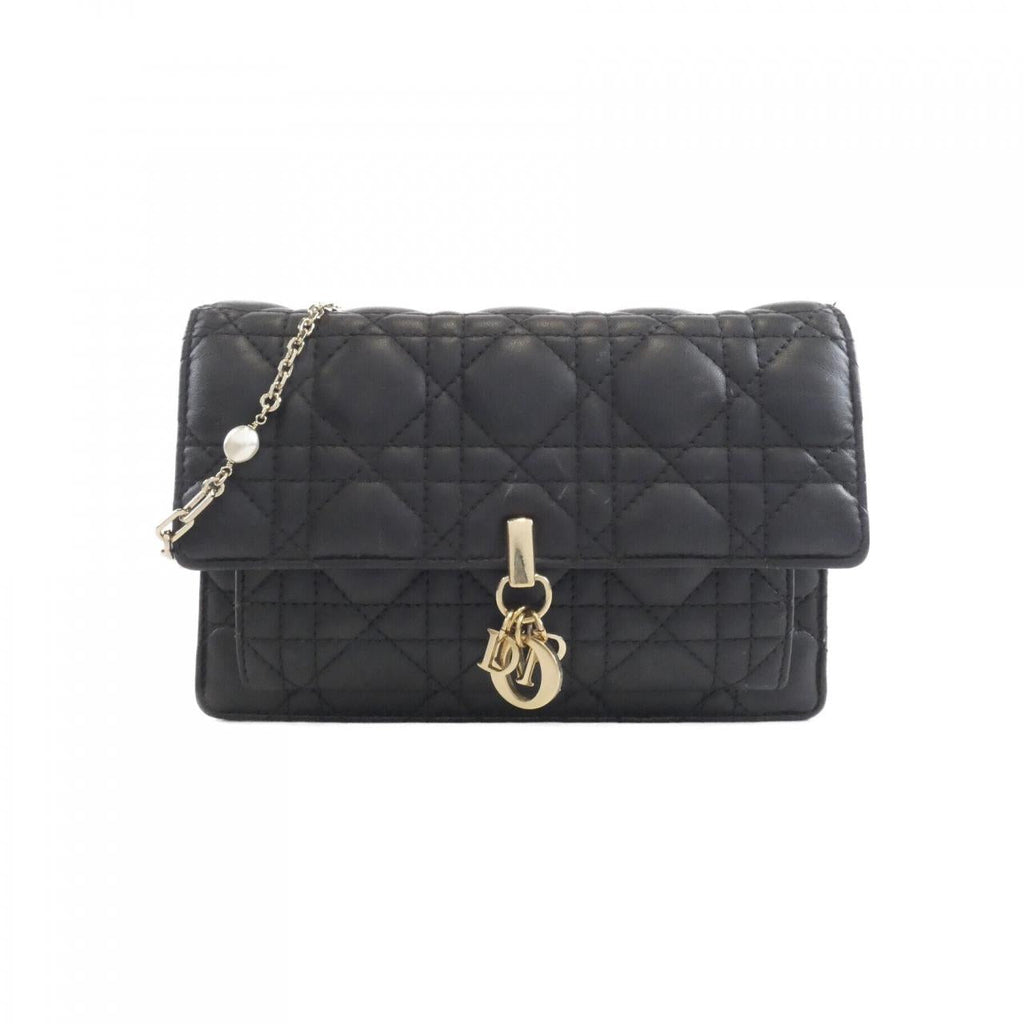 Christian Dior My Dior Lambskin Chain Wallet