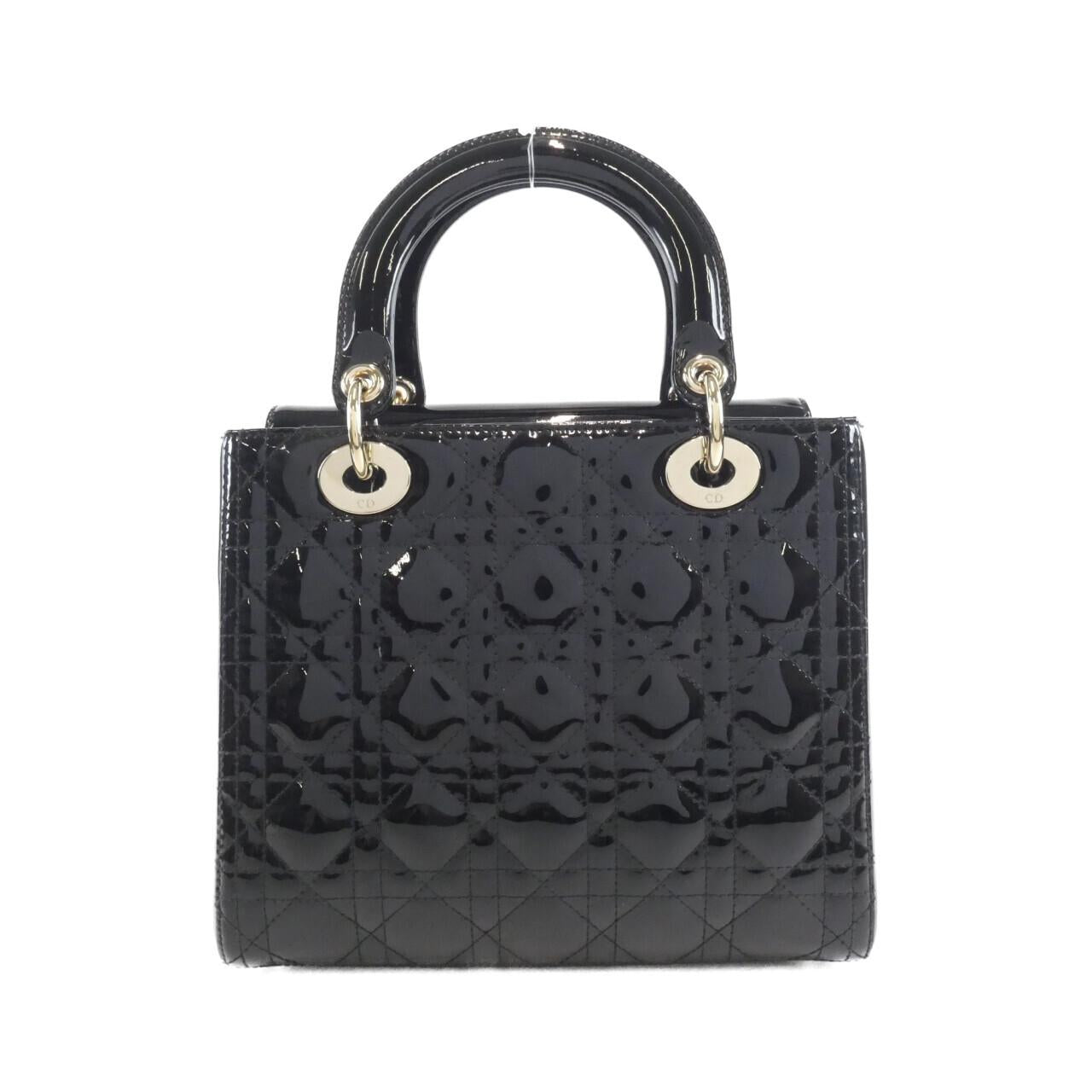 Christian Dior Lady Dior Enamel Bag
