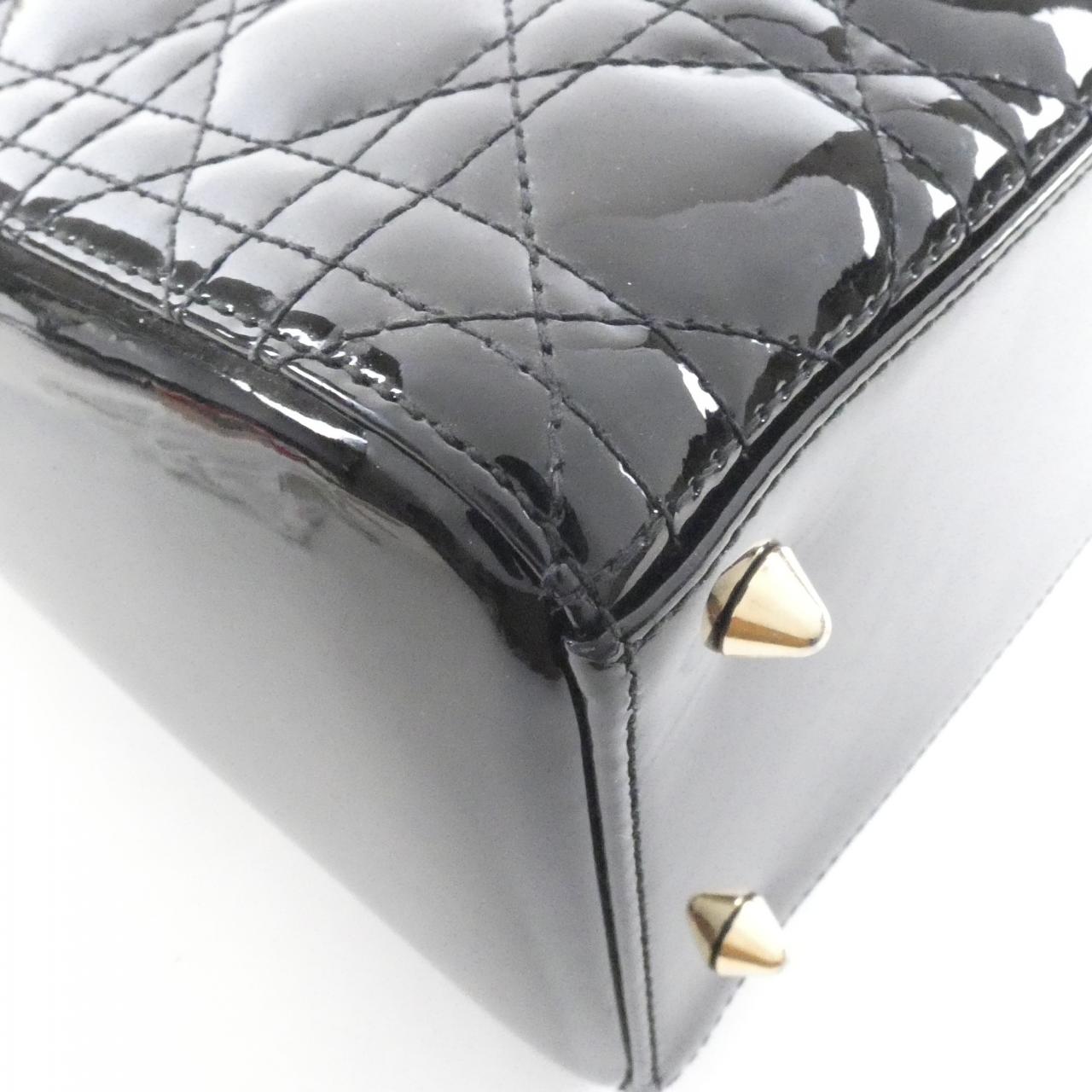 Christian Dior Lady Dior Enamel Bag