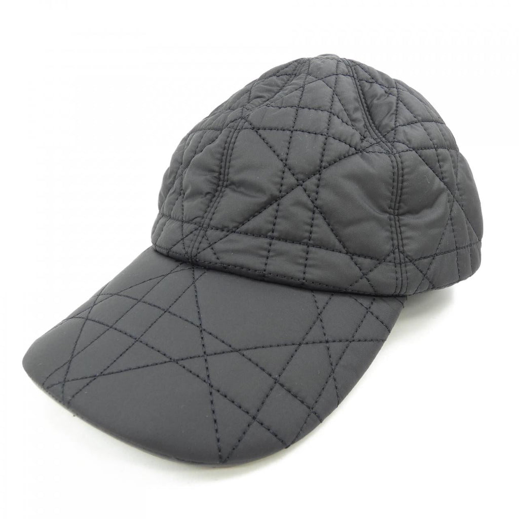 Christian Dior D-PLAYER Cannage Quilting Cotton Cap