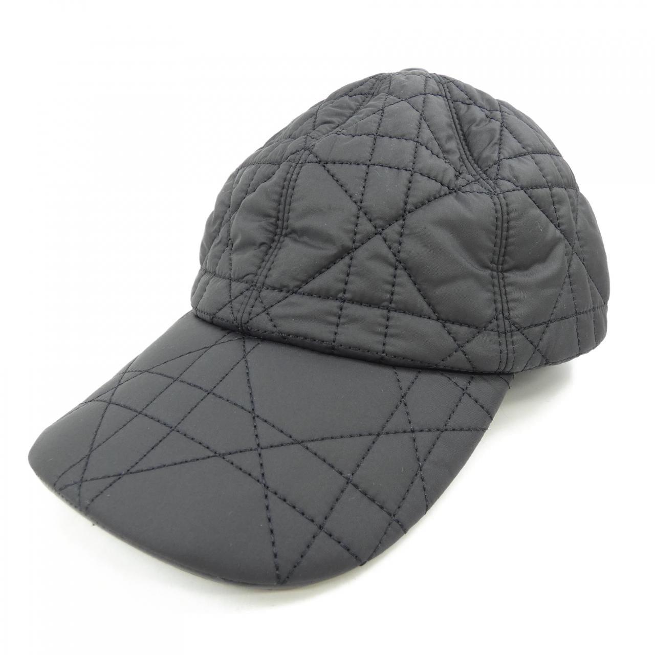 Christian Dior D-PLAYER Cannage Quilting Cotton Cap