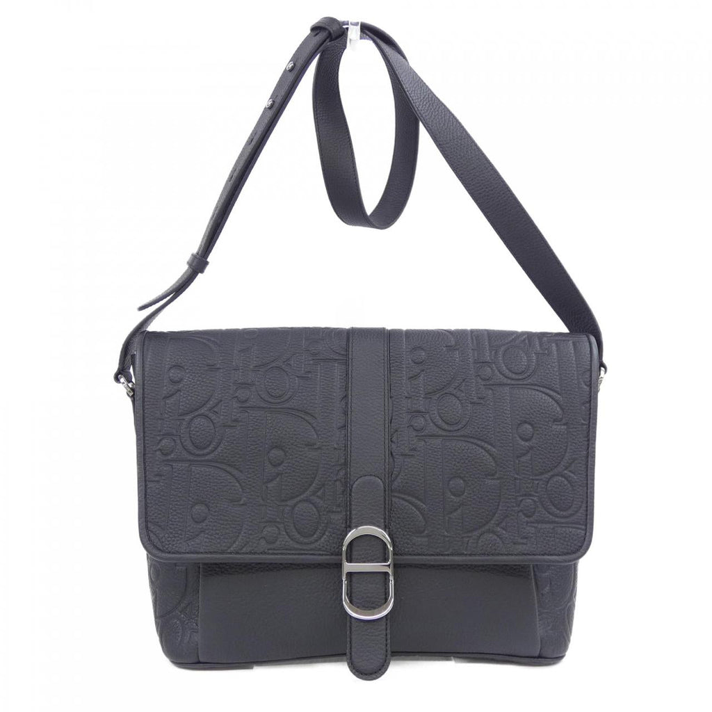 Dior Daily Flap Messenger Bag Gravity Leather Grained Calfskin Messenger Bag