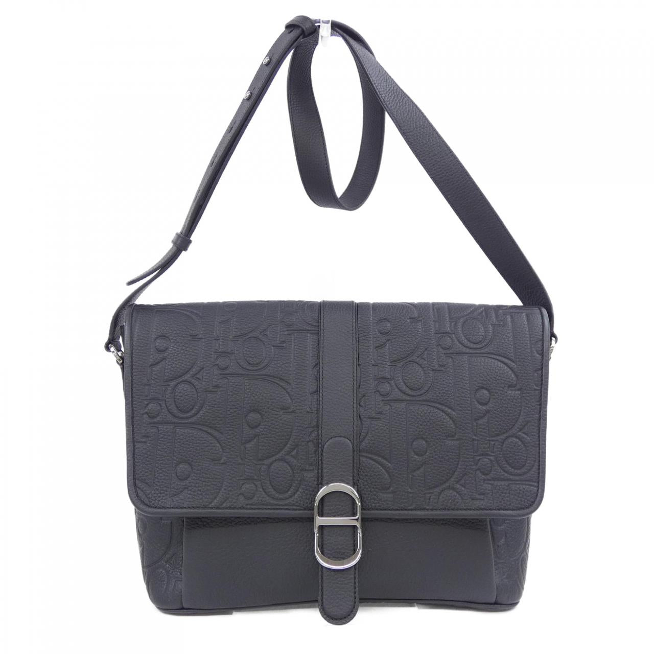 Dior Daily Flap Messenger Bag Gravity Leather Grained Calfskin Messenger Bag