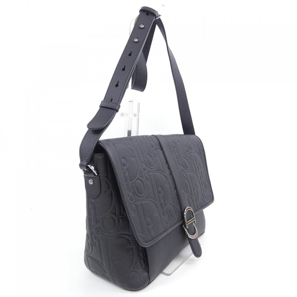 Dior Daily Flap Messenger Bag Gravity Leather Grained Calfskin Messenger Bag