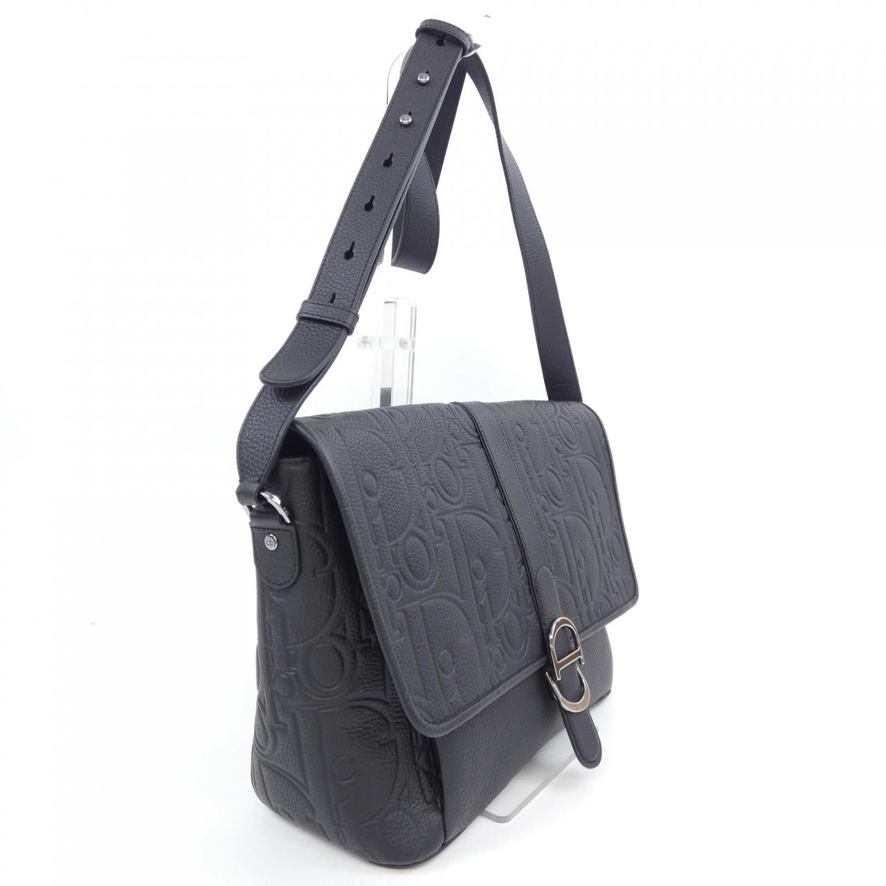 Dior Daily Flap Messenger Bag Gravity Leather Grained Calfskin Messenger Bag