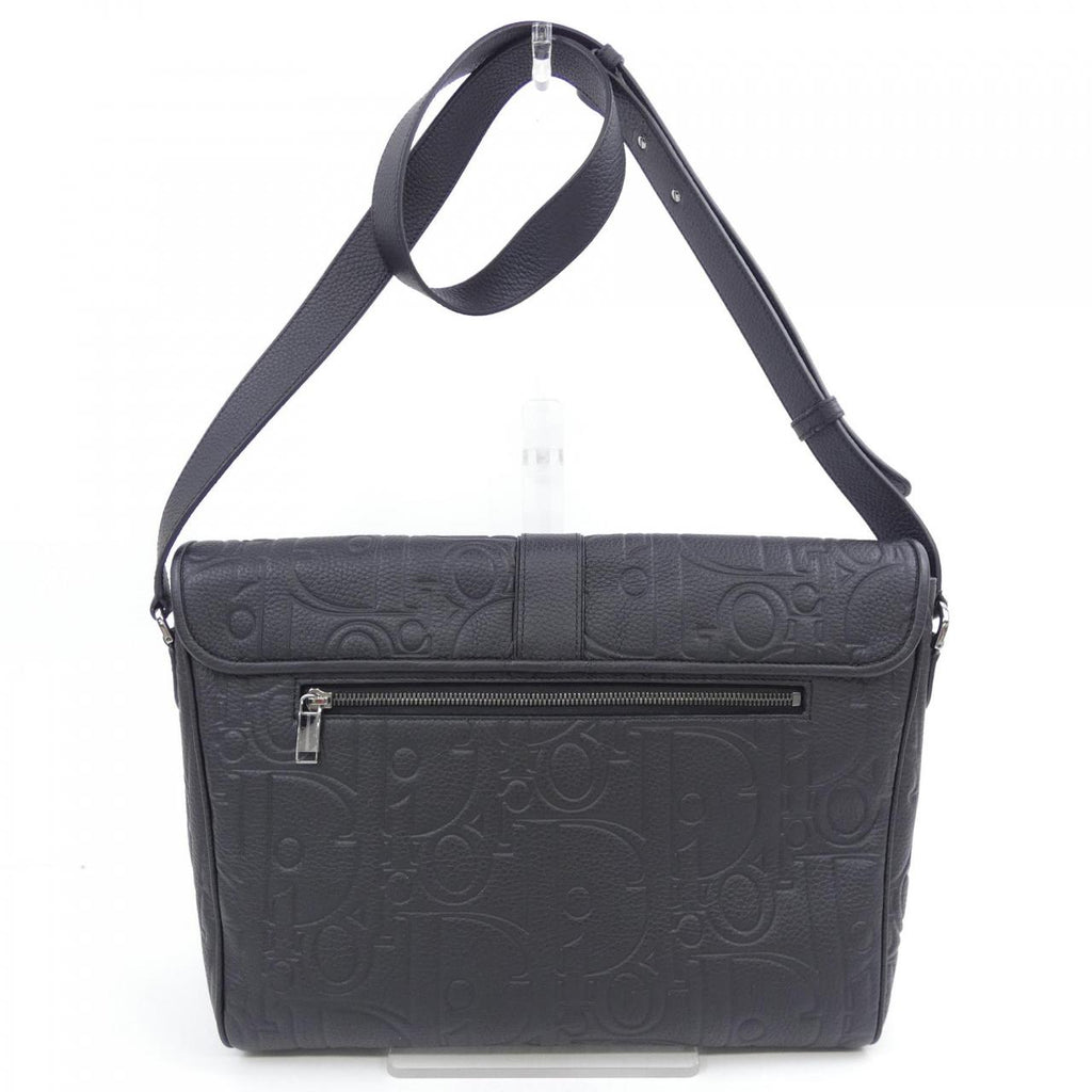 Dior Daily Flap Messenger Bag Gravity Leather Grained Calfskin Messenger Bag