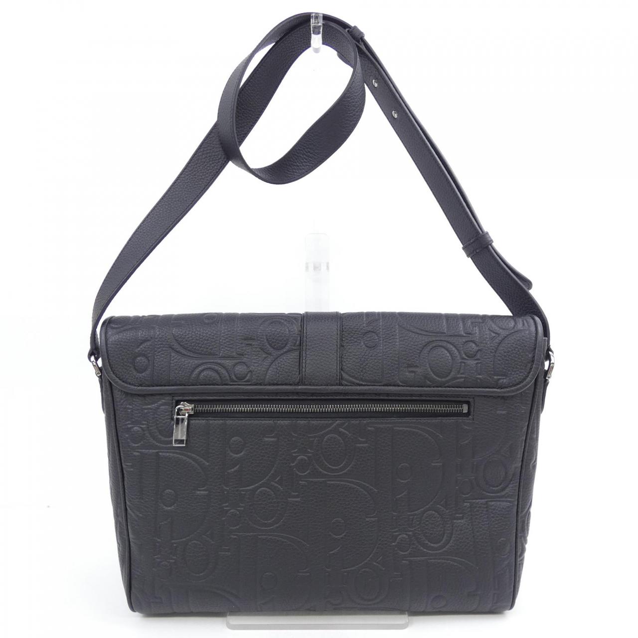 Dior Daily Flap Messenger Bag Gravity Leather Grained Calfskin Messenger Bag