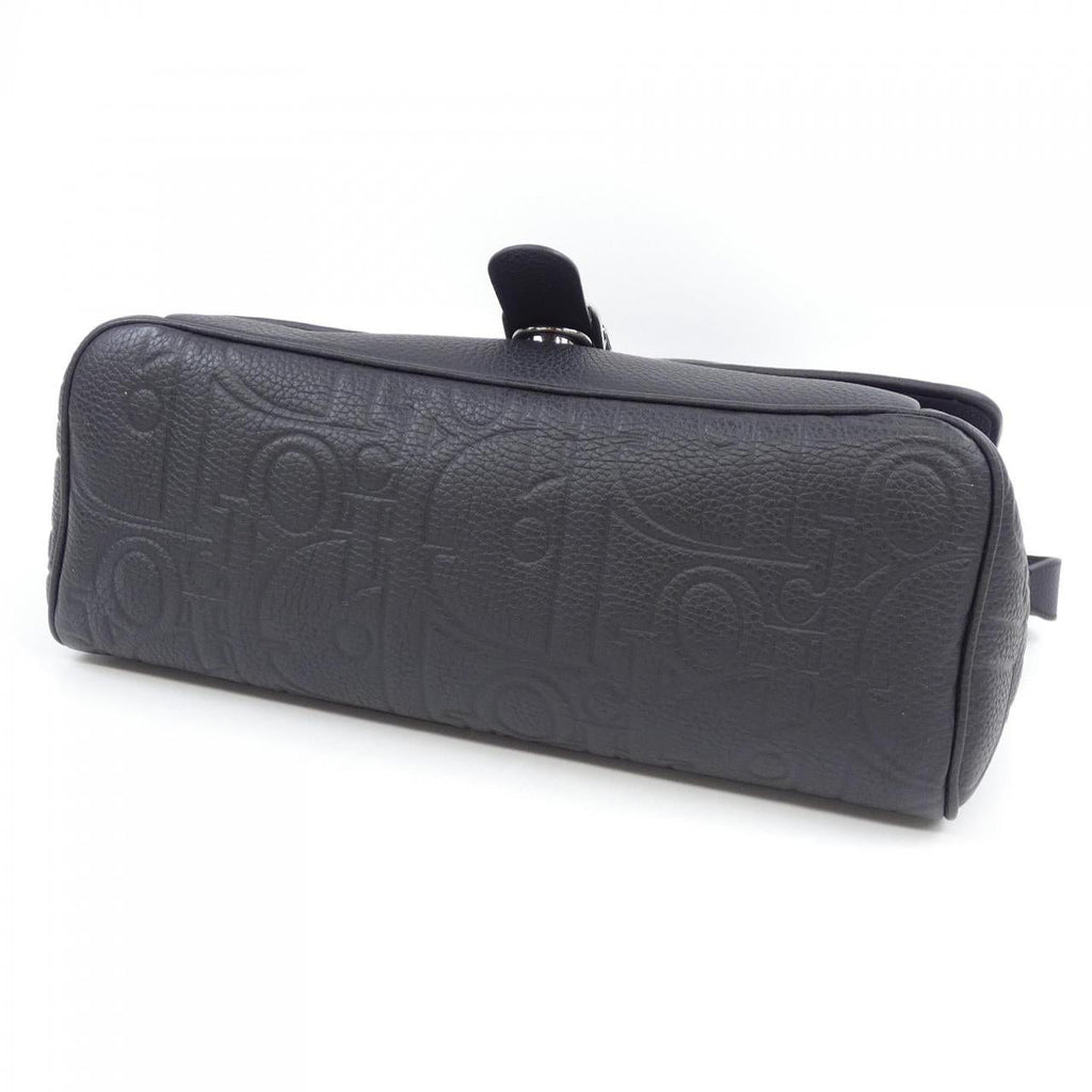 Dior Daily Flap Messenger Bag Gravity Leather Grained Calfskin Messenger Bag