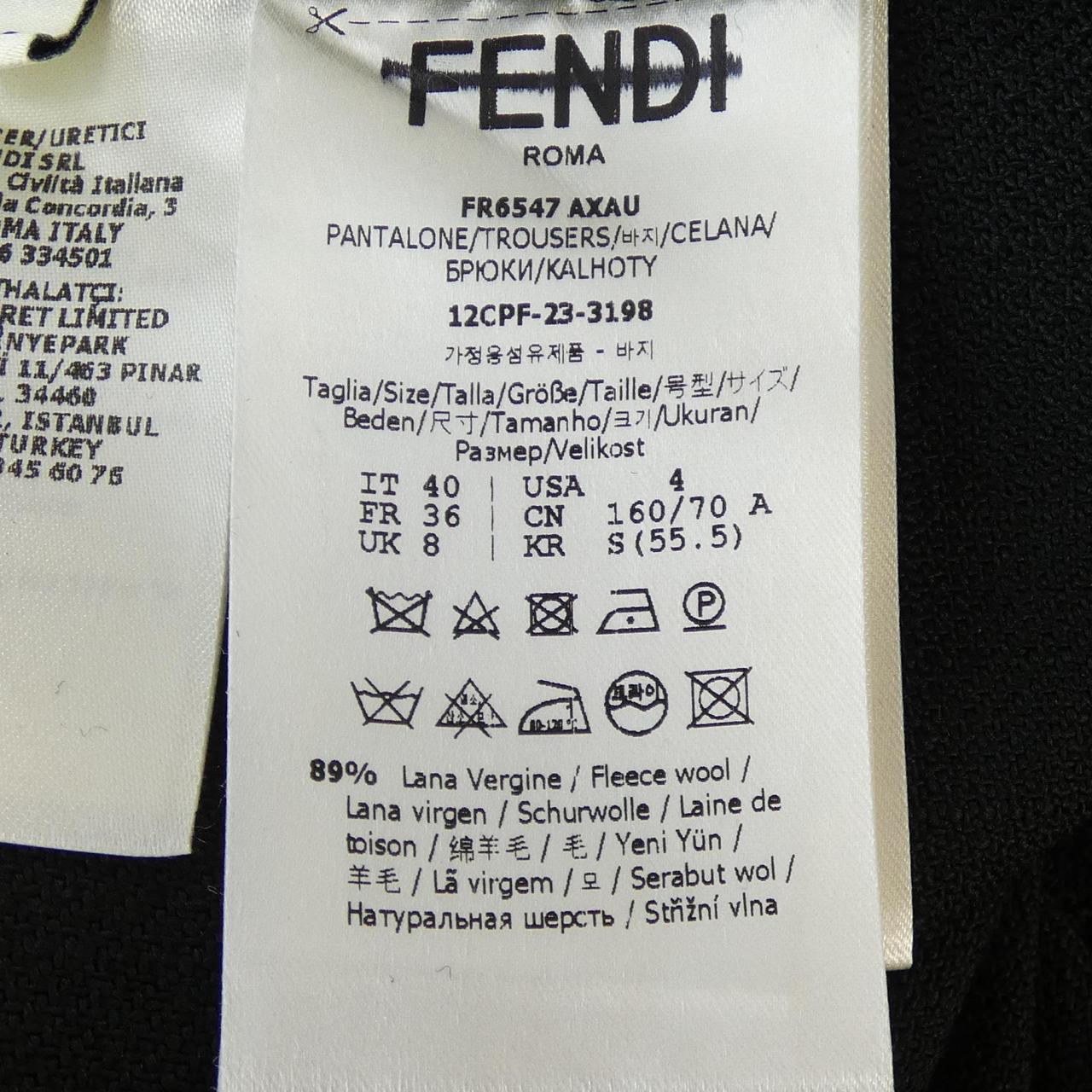 Fendi FR6547AXAU Pants