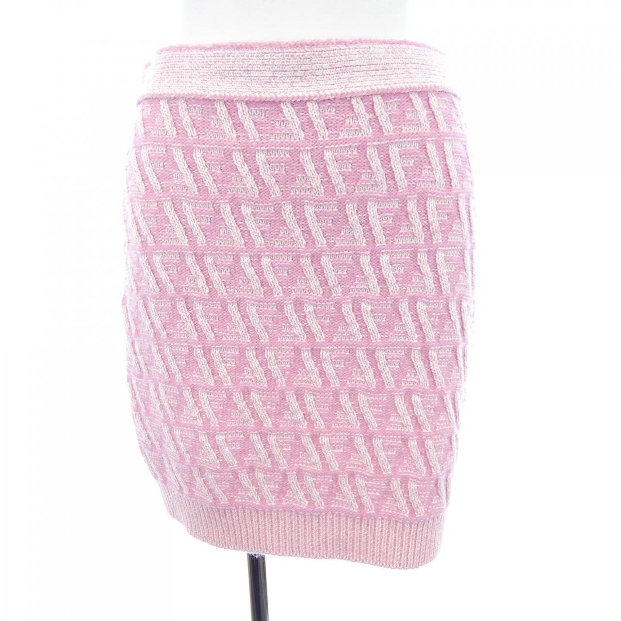 Fendi FZQ764 ATPL Cashmere Blend Skirt