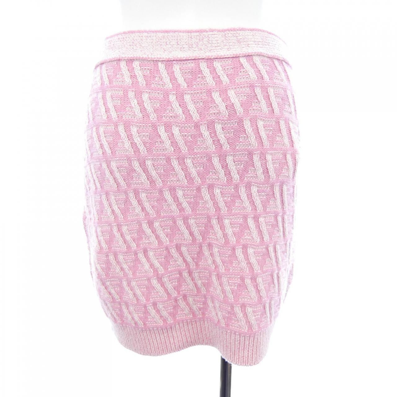 Fendi FZQ764 ATPL Cashmere Blend Skirt